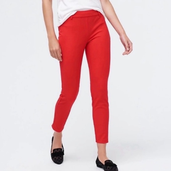 J. Crew Winnie Pant in Red - Womens Size 6 - Picture 1 of 5
